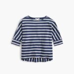 Girls' mixed-stripe shirt
