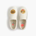 Girls' slide sneakers in emojis