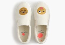 Girls' slide sneakers in emojis